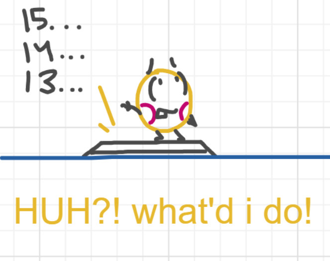 A panel from What's The Point, episode five of the Board Boards object show by Furretwalk/WalkingFurret.